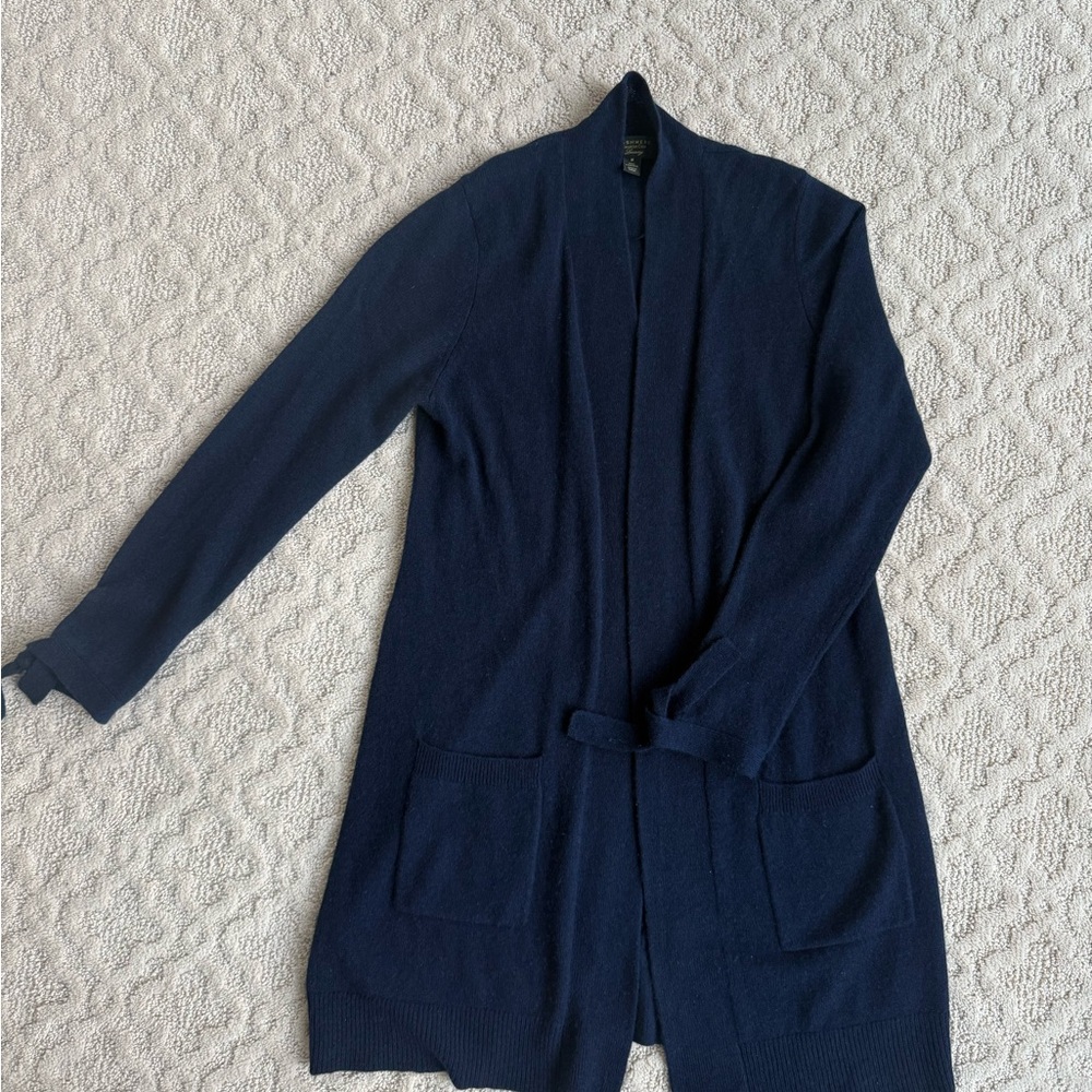 Navy Blue Women's cashmere Sweater